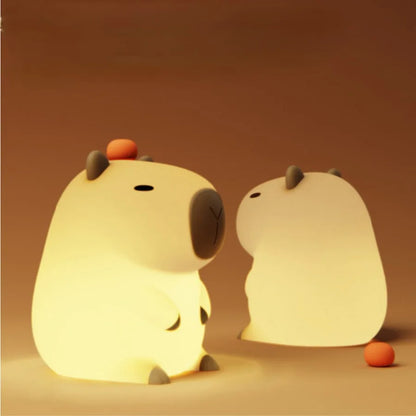 Two Capybara night lights