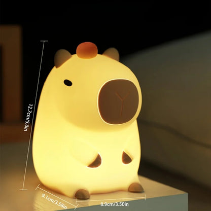 Capybara night light dimensions